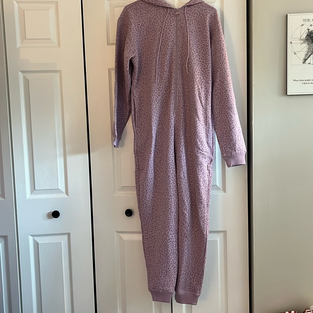 Fabletics Forever Fleece Hooded Onesie NWT